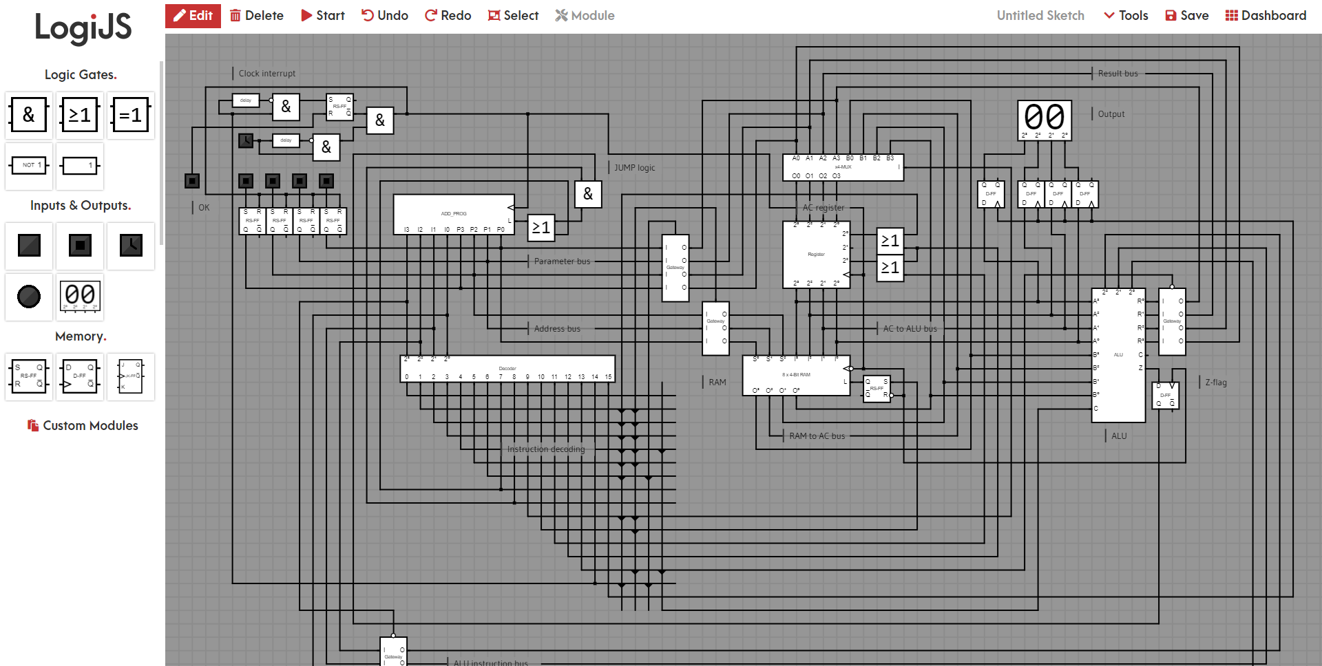 LogiJS Editor LogiJS Editor
